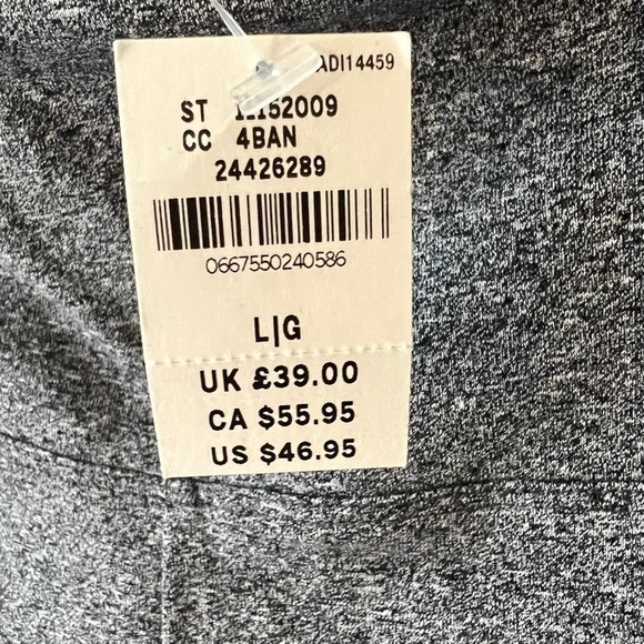 VICTORIA’S SECRET PINK Gray High Waist 7/8 Ankle Leggings - Picture 3 of 7